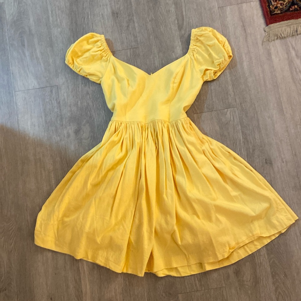 NWOT Hearts and Found yellow sundress